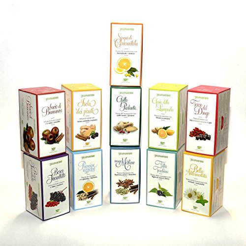 Regina di Fiori - Tisane e Infusi Assortiti. 11 Box con 15 Filtri da 3g (165 Filtri Totali)