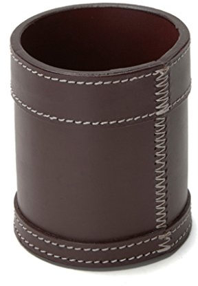 Orskov Stiftehalter Stifteköcher aus Leder 10 cm