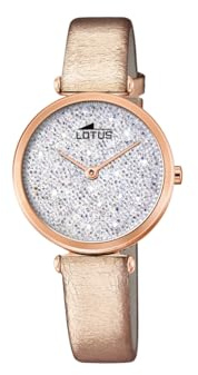 Lotus Damen Armbanduhr Analog Quarz Leder 18608/1