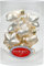 MAGIC 8 Sterne 4cm Glas Weihnachtsschmuck Weihnachtsdeko Christbaumkugeln Weihnachtskugeln Christbaumschmuck Deko Kugeln Farbe: Perle - Champagner Glanz/matt