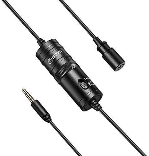 Boya by-M1 Professionelles omnidirektionales Mikrofon für Spiegelreflexkameras Canon Nikon Sony, iPhone, Android, Samsung