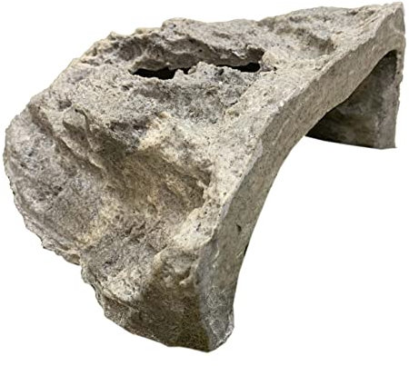Wet Box in Steinoptik Höhle für Reptilien und Amphibien (26x16x30cm, Granite)