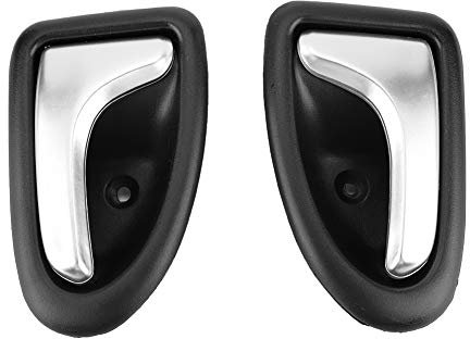Akozon Poigne De Porte Clio 2 - Couvercle De Poignée De Porte Intérieure Cuvette De Garniture Intérieure De Poignée De Porte 8200915599 Pour Clio Ii 1998-2005 (1 Pair) Clio Clio