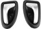 Akozon Poigne De Porte Clio 2 - Couvercle De Poignée De Porte Intérieure Cuvette De Garniture Intérieure De Poignée De Porte 8200915599 Pour Clio Ii 1998-2005 (1 Pair) Clio Clio