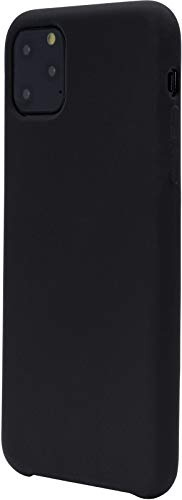 JT Berlin Liquid Silikon Hülle für Apple iPhone 11 Pro 5.8 Case Schwarz | Schutzhülle Steglitz mit Mikrofaser-Innenfutter, Qi-kompatibel für kabelloses Laden, passgenau, weiche Soft-Touch Haptik
