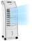 Klarstein 65W Portable Air Cooler, 4-In-1 Evaporative Air Coolers for Home, Silent with Night Mode, Humidifier, Ventilator, Small Water Cooler, 6 L Ice Fan Portable Cooler, 444m³/h Air Flow, White