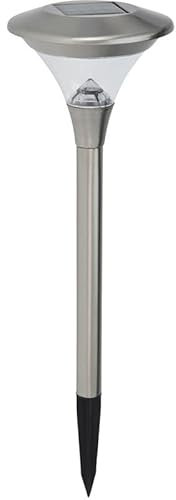 PROGARDEN Set 4 Pinchos Solares En Acero