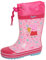 Peppa Pig Tie Top Wellington Stivali Ragazze Stivali di Gomma Rosa Bambini Gomma Wellington Pioggia Neve Welly Scarpe, rosa, 23 EU