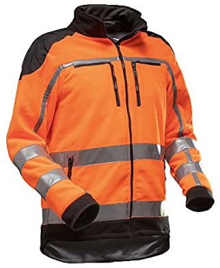 Pfanner® Warnschutz 102348 Fleecejacke, Farbe:orange, Größe:XXL
