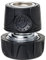 TATAY Connettore Rapido per Tubo da Giardino 3/4 (19mm), Connettore per raccordo universale, Installazione facile, Acciaio inossidabile e Resistente alla corrosione, Argento - Nero