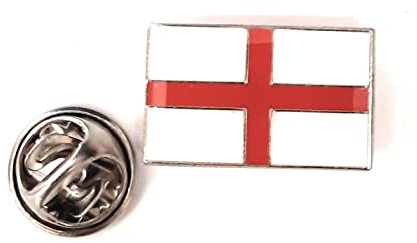 GBJUK Enamel St George England Pin Lapel Badge with Butterfly Clasp Back