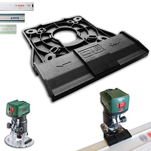 Profi Führungsschienenadapter für Bosch AdvancedTrimRouter 18V-8 für Makita/Bosch/Festool/Mafell Führungsschiene Oberfräse Kantenfräse Adapter