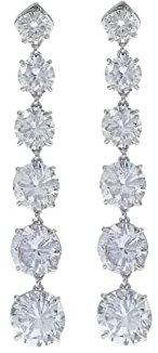 Kate Spade New York Candy Shop Linear-Ohrringe, One Size, Silber