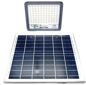 TEMPO DI SALDI Faro Led 400W Con Pannello Solare Da Esterno Con Controllo Remoto E Telecomando
