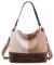 Montana West Hobo Bag Geldbörsen und Handtaschen für Damen mit Tragegriff oben mit Taschen und Reißverschluss, Crossbody-beige, Large