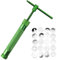 1 Clay Extruder with 20 Different Tips, Stainless Steel Extruder, Clay Cutting Machine, Clay Tools, Soft Candy, Cake Decoration Tool Set (Green)