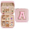 TINGN Reise Schmuckhalter Organizer - Rosa, personalisiertes Reise Schmucketui, ein erstes Reise Schmucketui | Geburtstagsgeschenke für Frauen | Geschenke für Freunde - Reiseutensilien