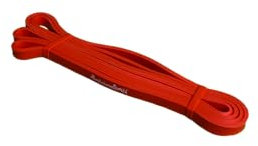 ModularSports Resistance Bands - Rot (1,3 cm, 5-15 kg) / Widerstandsbänder Krafttraining/Gummiband Sport als Fitnessgeräte für Zuhause oder Gym Zubehör/Calisthenics Equipment