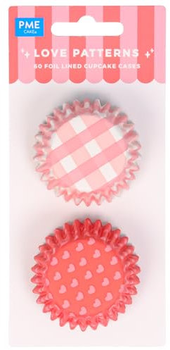 PME Pirottini rivestiti in Alluminio di San Valentino - Motivi d'Amore, Taglia Mini (60 unità)