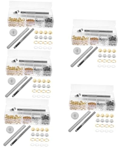 EXCEART 5 Sets Ösenknopf-set Ösen-set Eisenösen Druckknöpfe Set Für Schneiderei Zuhause