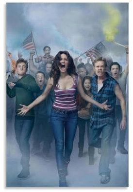 LISHDUNS Shameless Show-Poster, Schlafzimmer, Wohnzimmer, Wanddekoration, Poster, Ästhetik, Art-Deco, 30 x 45 cm, ungerahmter Stil