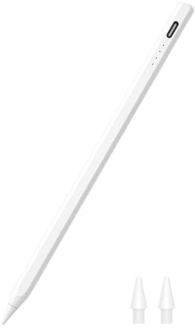 HJCE Pencil for ipad A16(11th),Fast Charging,Stylus Pen for iPad 2018-2025,with Palm Rejection, Tilt Sensitivity,Compatible with iPad(11(A16)10/9/8/7/6), Air(3/4/5/M2/M3), Mini(5/6/7), Pro12.9/11/13''