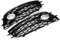Auto Front- & Kühlergrille Frontstoßstangen Mittelgrill Kühlergrill Zubehör, Compatible for Audi A4 B8 S-Lines S4 2008 – 2012