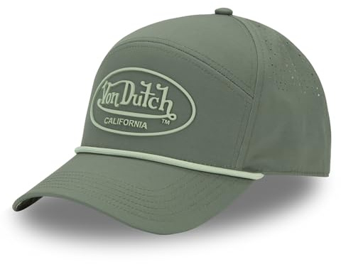 Von Dutch Kappe für Damen und Herren, Kordel, 6 Panels, verstellbar durch Klettverschluss