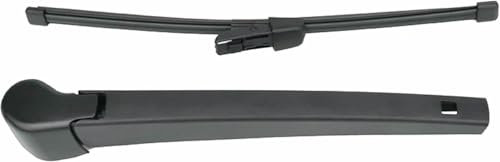 Juego de escobillas limpiaparabrisas traseras para Golf 7 Hatchback (2012-2020), color negro.