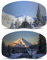 HINFHI 2 Pieces Of Ski Goggles Protective Cover, Ski Goggles Accessories, Anti-Scratch Protective Cover, Ski Equipment.