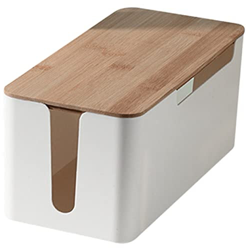 SEWACC Router Storage Box for Cable Wire Case Cable Line Manager for Power Line Cable Storage Organizer for Socket Box Charging Cable Organizer