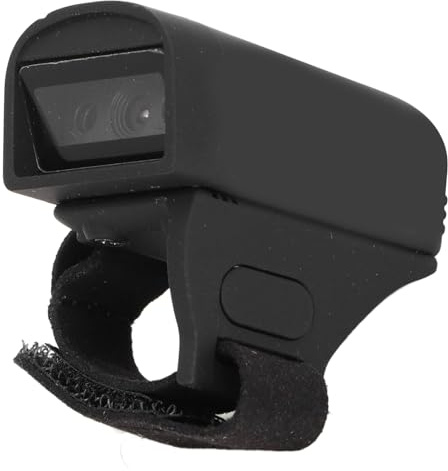 Elprico CCD Red LED Finger Ring Barcode Scanner 2.4G Wireless in der Batterie für Express -Kleidungsmanagement, Tragbarer Barcode -Leser für IOS Fenster