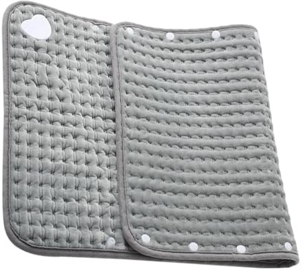 Dtaigou Heating Pad for Back - 24x12 Inch Period Cramp Relief Mat - Portable Soft Heating Mat for Neck Back Knee Relief Mom Dad Elderly Men Women Menstrual Chair Bed Car Work