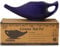 Ancient Impex Ceramic Neti Pot (270 ML Capacity) with 5 Sachets Neti Salt for Nasal Cleansing - Voilet Color