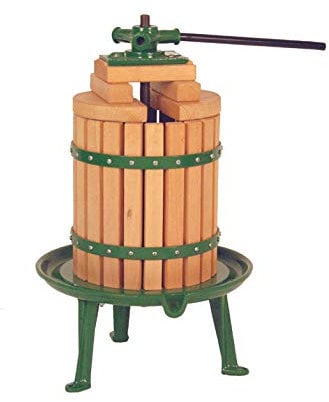 Vigo Presses 9 Litre Cider Press – Apple Press with Spindle Mechanism and Solid Cast Iron Frame – for Making Cider, Wine and Juice at Home