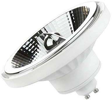 NCC-Licht LED Leuchtmittel Reflektor AR111 10W SMD GU10 Retrofit mit Reflektor 840 (4000K neutralweiß, 20° Flood)