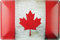 Blechschild 20x30cm gewölbt Kanada Canada Fahne Deko Vintage Geschenk Schild