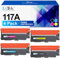 LxTek 117A Toner Set Kompatibel für HP 117A W2070A W2071A W2072A W2073A für Toner HP Color Laser MFP 179fwg 178nwg 178nw 179fnw 150nw 150a (Schwarz Cyan Gelb Magenta)