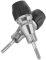 Buachois Motorrad Sturzschutz, Crash Protector Sturzpads,10 mm Edelstahl Universal Anti Kollisions Motorrad Sturzschutz Auspuff Rahmengleiter Schutz Schraubendurchmesser für Motorräder