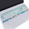 WSLUCKO Silicone Keyboard Cover for 15.6 HP Laptop 15-fc 15-fd 15t-fd 15z-fc/HP Pavilion 15-eg 15t-eg 15-eh 15-er, 17z-ca 17-cn 17-cp 17z-cp Model Series,Peony