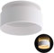 SSC-LUXon Sudara LED Deckenspot dimmbares & indirektes Licht inkl. LED 4W warmweiß 230V - Design Spotstrahler flach weiß rund