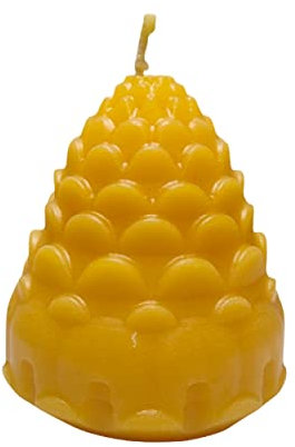 Bienenwachskerze | Weihnacht Zapfen | Handgemacht | 100% Bienenwachs | Weihnachtskerze