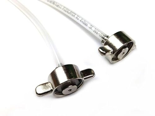 CO2 Schlauch 4x8mm mit Anschlüsse verschiedene Längen für Zapfanlage Bierkühler Durchlaufkühler (3.5)