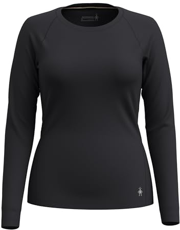 Smartwool Classic All-Season Merino Wool Base Layer, Women's Thermal Long Sleeve Top & Sweater, Lightweight & Breathable Natural Merino Ladies' Clothing & Fashion