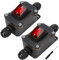 Interruttore in linea impermeabile, interruttore per macchina, interruttore push-button con mini cacciavite, AC 220 V 30 A, interruttore a pulsante per macchina impermeabile, interruttore a pulsante