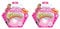 Wubble Super Bubble Ball - Pink | Looks Like a Bubble, Plays Like a Ball! | Inflates to 80cm Tall | Pump not Included | Outdoor Garden Toys | Ages 6+ (Pack of 2)