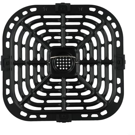 ReachMall Griglia per friggitrice ad aria, 8 pezzi, paraurti in gomma per friggitrice ad aria, piedini in gomma per friggitrice ad aria (1 padella per friggitrice ad aria)