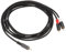DMiotech RCA Y Cable 10ft, 1 RCA Male to 2 RCA Male Y Splitter Stereo Audio Subwoofer Cable for Home Theater, HDTV, Speakers, Hi-Fi Systems, Amplifiers