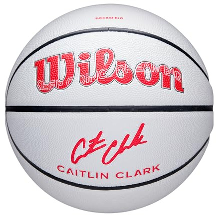 WILSON Caitlin Clark Aspire UV Basketball - Cool Grey/Purple, Size 6-28.5