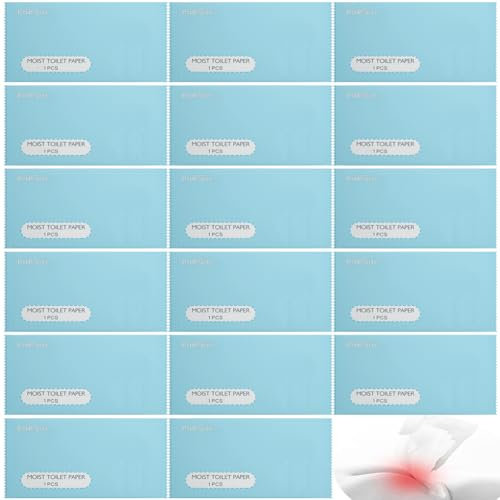 50Pcs Individually Wrapped Moist Toilet Paper Wet Wipes; Multipurpose Flushable Adult Personal Care Wet Wipe; Skin Friendly Travel Cleansing Wipes for Home, Office, Outdoors, Daily Use